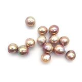 Irregular Round Beads Pearl Necklace for Jewelry Making DIY