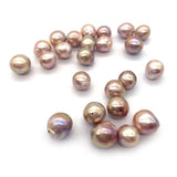 Irregular Round Beads Pearl Necklace for Jewelry Making DIY