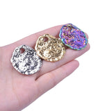 Irregular Round Charm Stainless Steel Charms For Jewelry Making