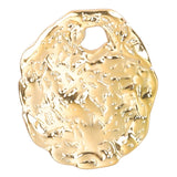 Irregular Round Charm Stainless Steel Charms For Jewelry Making