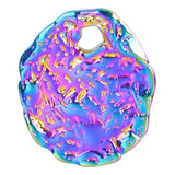 Irregular Round Charm Stainless Steel Charms For Jewelry Making