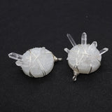 Irregular Natural Crystal Quartz Pendant Jewelry Making