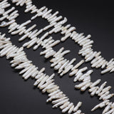 Irregular Shape Freshwater Pearl Beads Toothpick Shape Baroque Pearl