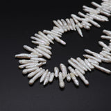 Irregular Shape Freshwater Pearl Beads Toothpick Shape Baroque Pearl