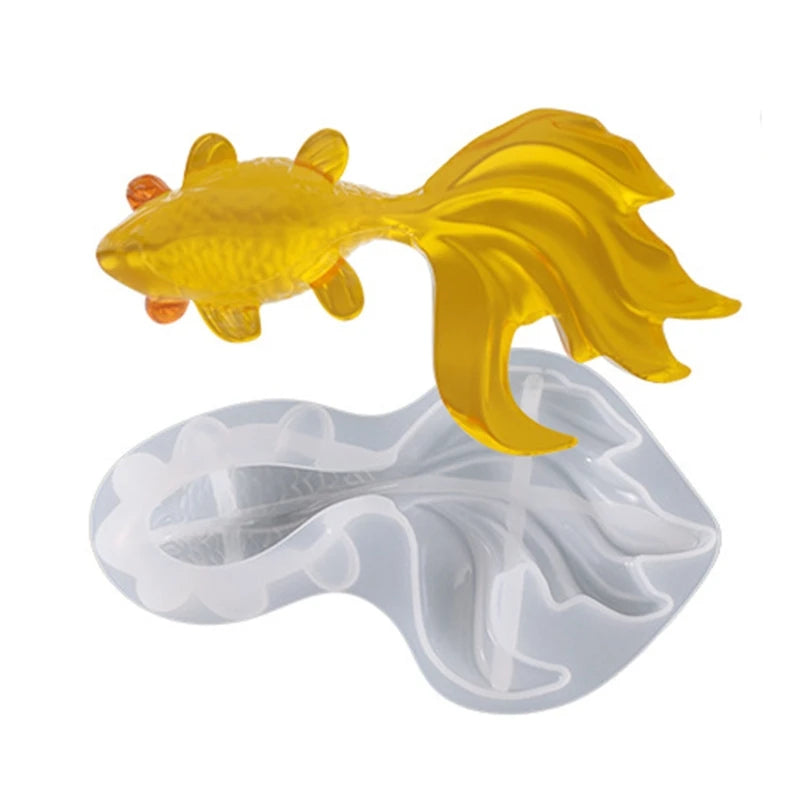 Goldfish Decoration Mold for Resin Casting Jewelry Making