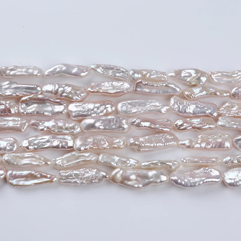 Irregular Shape Freshwater Pearl Beads 6.5-7mm