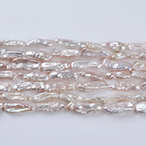 Irregular Shape Freshwater Pearl Beads 6.5-7mm