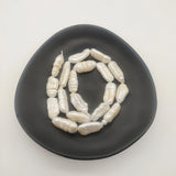 Natural Freshwater Pearl Pipa Beads High Punch Loose Beads for DIY Jewelry