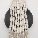 Natural Freshwater Pearl Pipa Beads High Punch Loose Beads for DIY Jewelry