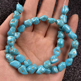 Irregular Shape Natural Stone Beads Turquoises Bracelet Necklace Jewelry