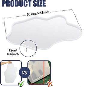 Irregular Shape Pendulum Ornament River Table Silicone Mold