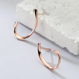 Sterling Silver Irregular Stud Earrings for Women