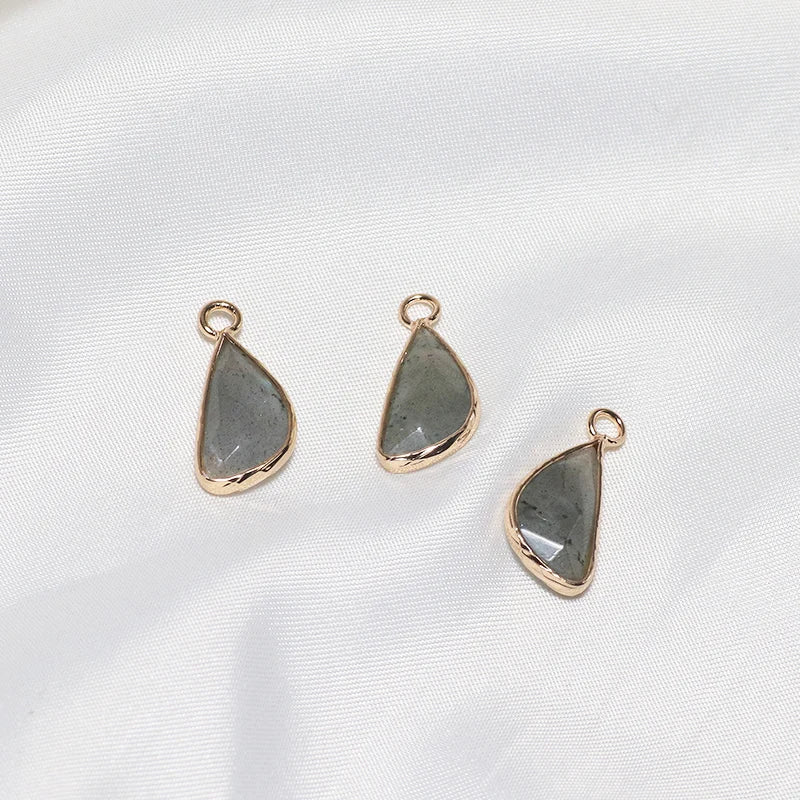 Speckled Stone Crystal Gem Bag Phnom Pendant DIY Jewelry