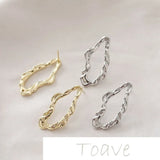 Irregular Water Drop Earrings with Hole DIY Material