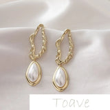 Irregular Water Drop Earrings with Hole DIY Material