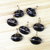 Irregular Winding Semi-precious Charms for DIY Jewelry Making