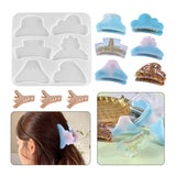 Shark Hair Clip Resin Mold DIY Crafts Jewelry Tools