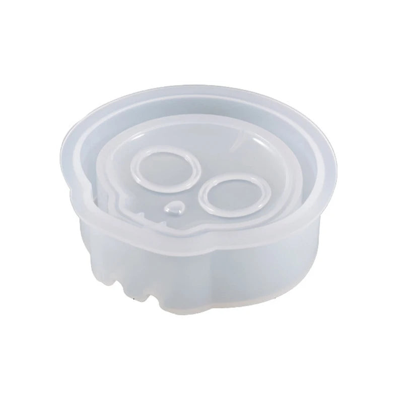 Skull Ashtray Box Silicone Mold for Epoxy Resin Casting DIY Craft