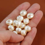Irregular Peas Wrinkle Pearl Earrings DIY Accessories 10pcs