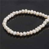 Round White Freshwater Pearl Beads, 8mm, DIY Jewelry Supplies