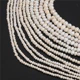 Round White Freshwater Pearl Beads, 8mm, DIY Jewelry Supplies