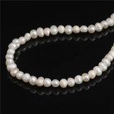 Round White Freshwater Pearl Beads, 8mm, DIY Jewelry Supplies