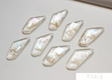 Special Shape Foil Shell Resin Ear Studs