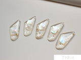Special Shape Foil Shell Resin Ear Studs