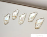 Special Shape Foil Shell Resin Ear Studs