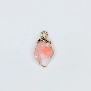 Stone Resin Metal Eardrop Pendant Charms DIY Jewelry