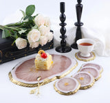Irregular Tray Coaster Mirror Silicone Mold Crystal Epoxy Resin DIY Mold