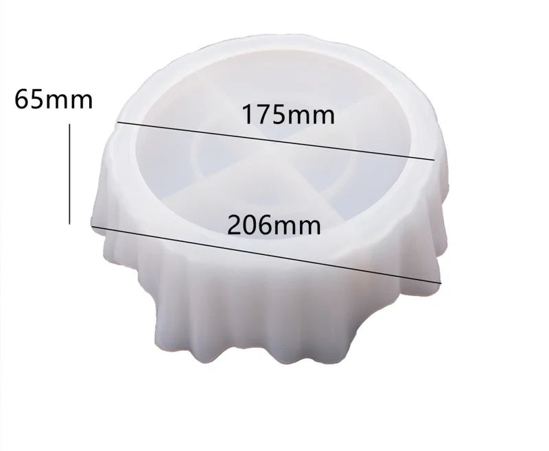 Irregular Tray Flower Pot Shelf Swing Table Storage Mold DIY