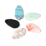 Irregular Turquoise Ring Face Pendant 13x24mm 10pcs/Lot Charms
