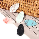 Irregular Turquoise Ring Face Pendant 13x24mm 10pcs/Lot Charms