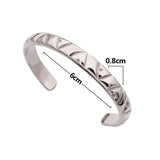 Irregular V Gear Cuff Bracelet Bangle