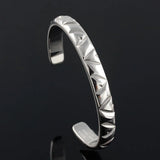 Irregular V Gear Cuff Bracelet Bangle