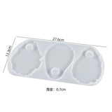 Wave Lace Big Tag Pendant Silicone Mould DIY Crystal Epoxy Resin Mold