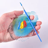 Wave Lace Big Tag Pendant Silicone Mould DIY Crystal Epoxy Resin Mold