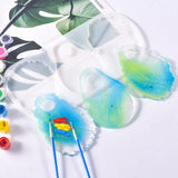 Wave Lace Big Tag Pendant Silicone Mould Resin Mold
