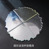 Wave Cup Tray Coaster Silicone Mold for Resin Epoxy Jewelry Making