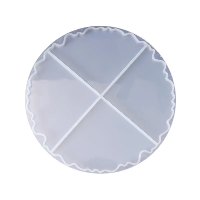 Wave Cup Tray Coaster Silicone Mold for Resin Epoxy Jewelry Making