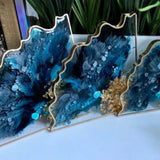 Wavy Coaster Epoxy Resin Mold Silicone Mould DIY Crafts Ornaments