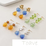 Hollow Glass Beads Retro DIY Beaded Material Accessories