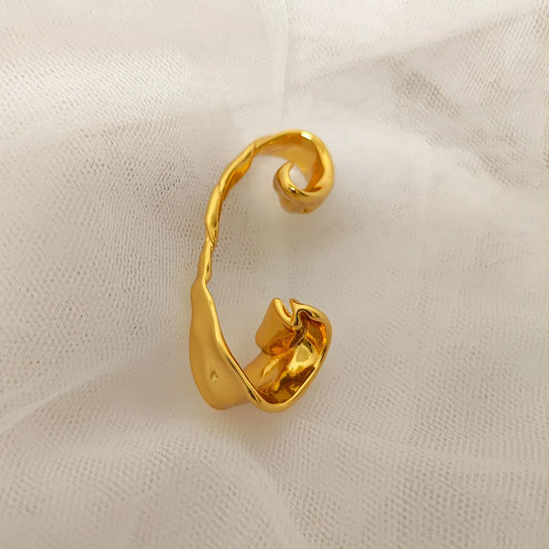 Irregular Ear Cuff Earrings No Piercing Clip Punk Unique
