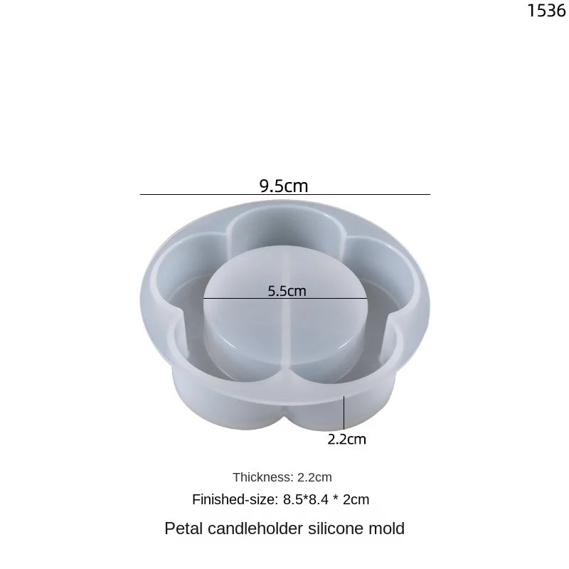 Epoxy Resin Irregular Star Silica Gel Mold for Tray Ornaments Storage