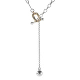 S925 Sterling Silver Heavy Industry OT Clavicle Chain