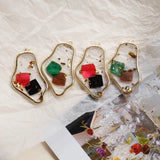 Mother-of-Pearl Enclosure Earrings DIY Jewelry Materials