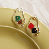 Mother-of-Pearl Enclosure Earrings DIY Jewelry Materials