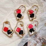 Mother-of-Pearl Enclosure Earrings DIY Jewelry Materials