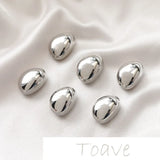 Semicircular Water Droplets Resin Earrings